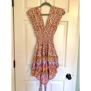 Kimberly’s Travels Multi Colored Floral Multi Way Mini Sundress